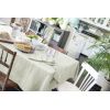 Nappe rectangle 150x250 cm Gaze de coton Gaïa Vert d'eau