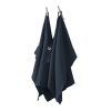 Lot de 2 essuie-mains 50x70 cm Gaze de coton Gaïa Minuit