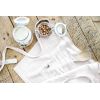 Lot de 3 serviettes 40x40 Gaze de coton Gaïa Chantilly