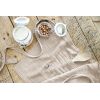 Lot de 3 serviettes 40x40 Gaze de coton Gaïa Naturel