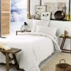 Housse de couette 140x200 Flanelle de Coton Candice Neige