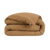 Housse de couette 220x240 Flanelle de Coton Candice Camel