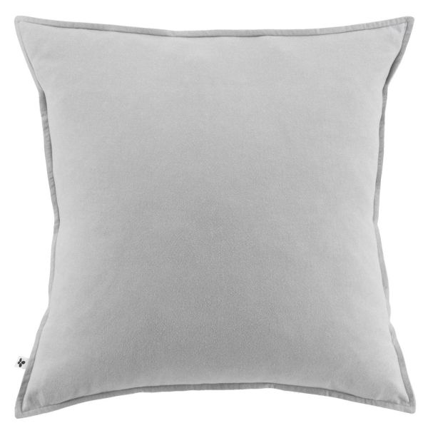 Taie d'oreiller 63x63 cm Flanelle de Coton Candice Brume
