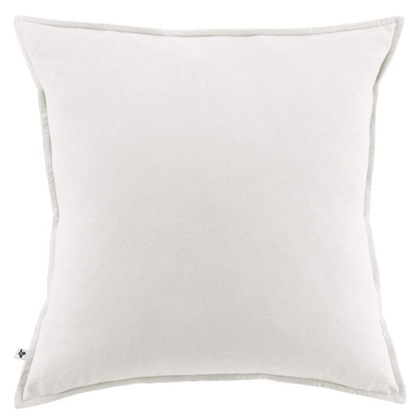 Taie d'oreiller 63x63 cm Flanelle de Coton Candice Neige