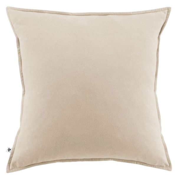 Taie d'oreiller 63x63 cm Flanelle de Coton Candice Sable