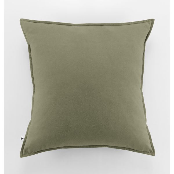Taie d'oreiller 63x63 cm Flanelle de Coton Candice Romarin
