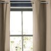 Rideau Occultant 140x280 cm Doublure polaire Polyester Beige