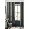 Rideau Occultant 140x280 cm Doublure polaire Polyester Anthracite