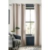 Rideau Occultant 140x280 cm Doublure polaire Polyester Naturel