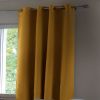 Rideau Occultant 140x180 cm Polyester Moutarde