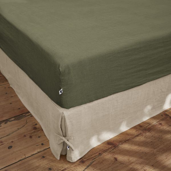 Drap housse 180x200 cm Lin Thym