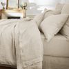 Drap plat 240x300 cm Lin Sable
