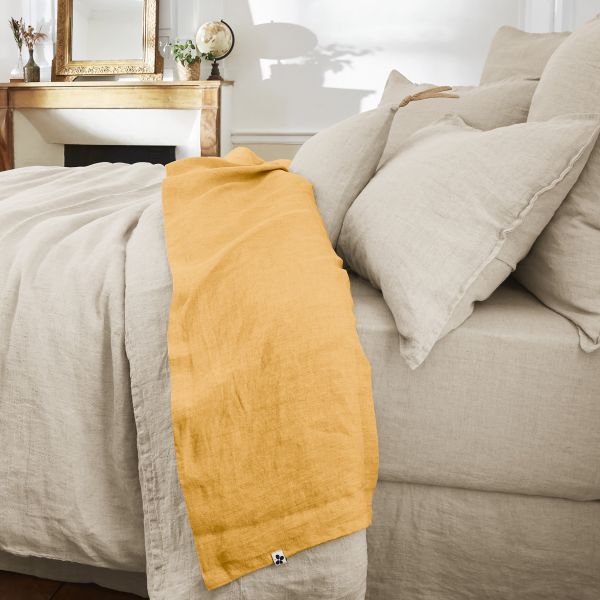 Drap plat 240x300 cm Lin Miel