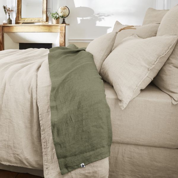 Drap plat 270x300 cm Lin Thym