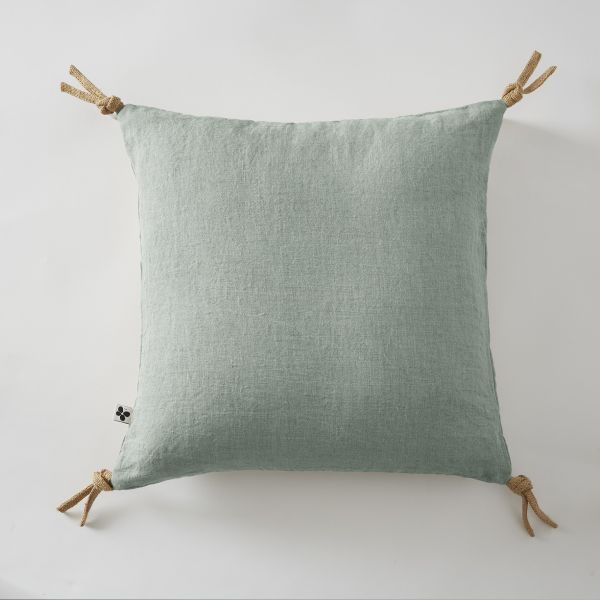 Coussin 45x45 cm Lin Eucalyptus