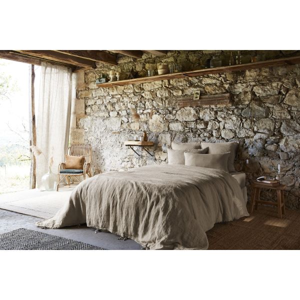 Housse de couette 220x240 cm Lin Sable