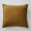 Taie d’oreiller 60x60 cm Lin Caramel