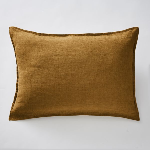 Taie d’oreiller 50x70 cm Lin Caramel