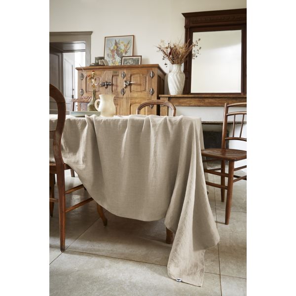 Nappe rectangle 170x250 cm Lin Sable