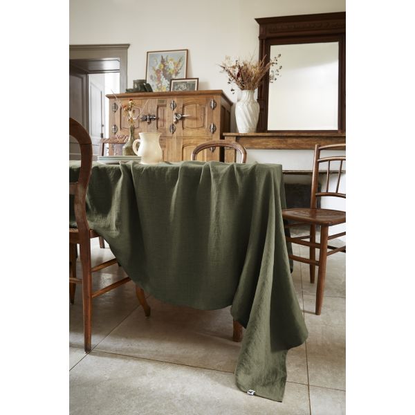 Nappe rectangle 170x350 cm Lin Thym