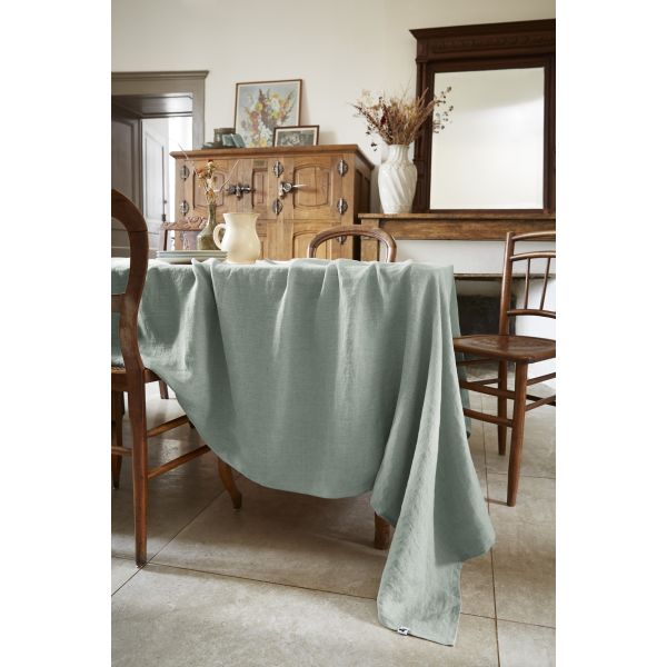Nappe rectangle 170x350 cm Lin Eucalyptus