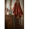 Lot de 2 essuie-vaisselle 50x70 cm Lin Paprika
