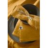 Lot de 3 serviettes 40x40 cm Lin Miel