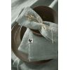Lot de 3 serviettes 40x40 cm Lin Eucalyptus