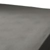 Drap housse 200x200 cm Gaze de coton unie GAÏA Granit