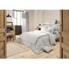 Drap housse 200x200 cm Gaze de coton unie GAÏA Nuage