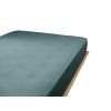 Drap housse 200x200 cm Gaze de coton unie GAÏA Canard