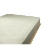 Drap housse 200x200 cm Gaze de coton unie GAÏA Vert d'eau