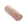 Drap housse 200x200 cm Gaze de coton unie GAÏA Guimauve