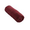 Drap housse 200x200 cm Gaze de coton unie GAÏA Lie de vin