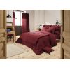 Drap housse 200x200 cm Gaze de coton unie GAÏA Lie de vin
