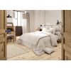 Drap housse 200x200 cm Gaze de coton unie GAÏA Pampa