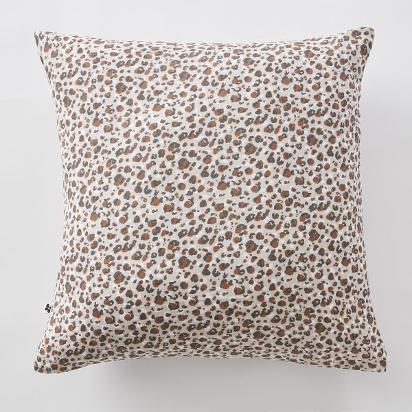 Taie d'oreiller 60x60 cm Gaze de coton imprimée LÉONIE
