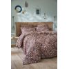 Housse de couette 240x220 cm Gaze de coton imprimée CAPUCINE Camel