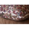 Coussin déhoussable avec croquet 40x40 cm Gaze de coton imprimée CAPUCINE Camel