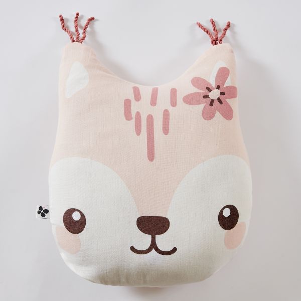 Coussin déhoussable 40x45 cm Gaze de coton TAMIA