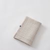 Serviette de toilette 50x90 cm Gaze de coton unie GAÏA Pampa