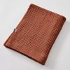 Drap de bain 90x150 cm Gaze de coton unie GAÏA Terracotta
