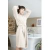 Peignoir kimono mixte S/M Gaze de coton unie GAÏA Pampa