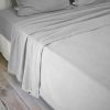 Drap plat 240x300 cm Flanelle unie CANDICE Brume