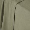 Drap plat 240x300 cm Flanelle unie CANDICE Romarin