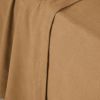 Drap plat 240x300 cm Flanelle unie CANDICE Camel