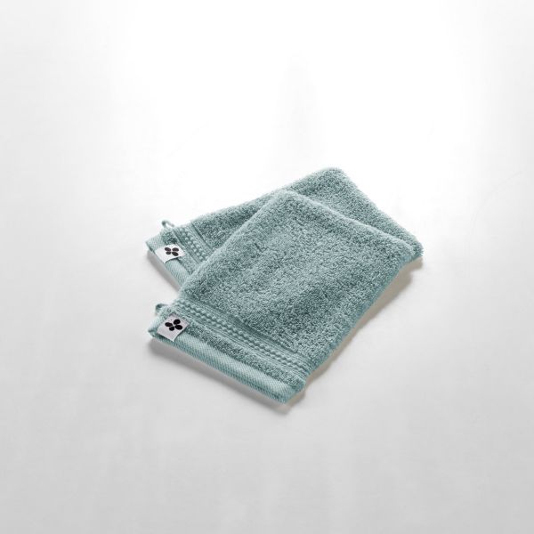 Lot de 2 gants 15x21 cm GARANCE Bleu glacier