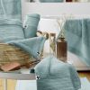 Lot de 2 gants 15x21 cm GARANCE Bleu glacier