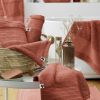 Lot de 2 gants 15x21 cm GARANCE Terracotta
