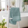 Serviette de toilette 50x90 cm GARANCE Bleu glacier
